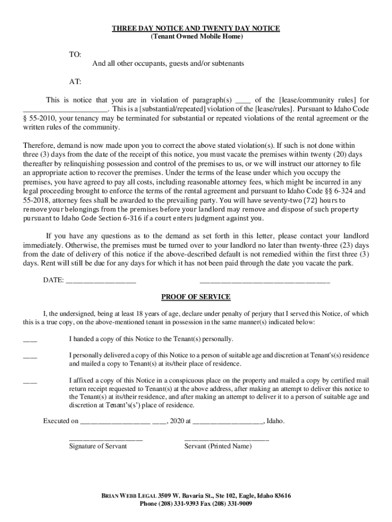 Fillable Online 12 Printable mobile home rental agreement Forms and ...