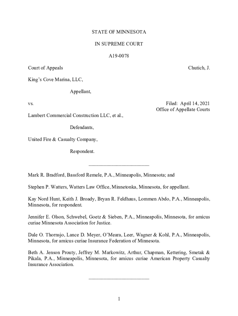 Fillable Online Kings Cove Marina, LLC, Fax Email Print pdfFiller