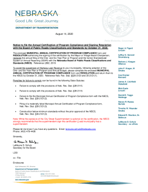 Annual Certification and Statement of ComplianceTexas ...