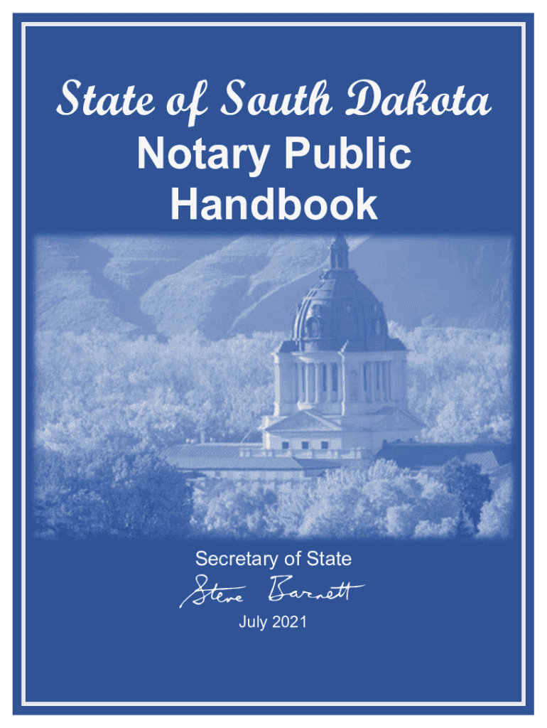 south dakota notary public Preview on Page 1