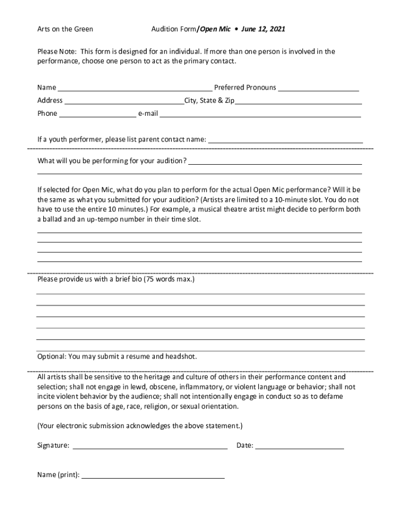 Form preview