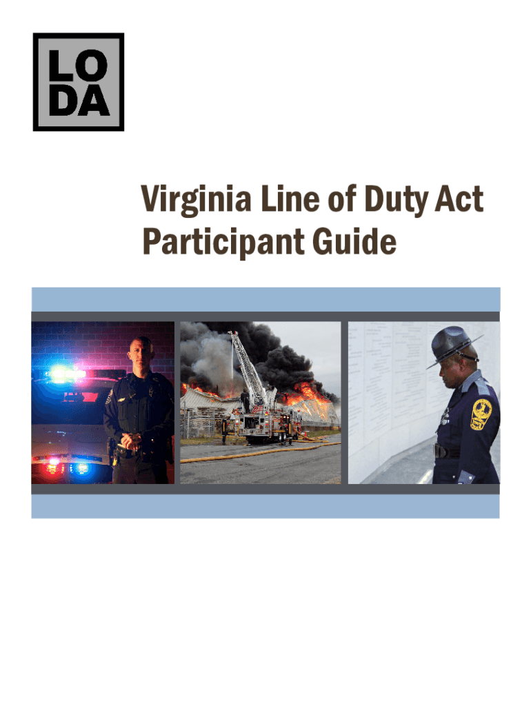 virginia line duty act participant guide Preview on Page 1