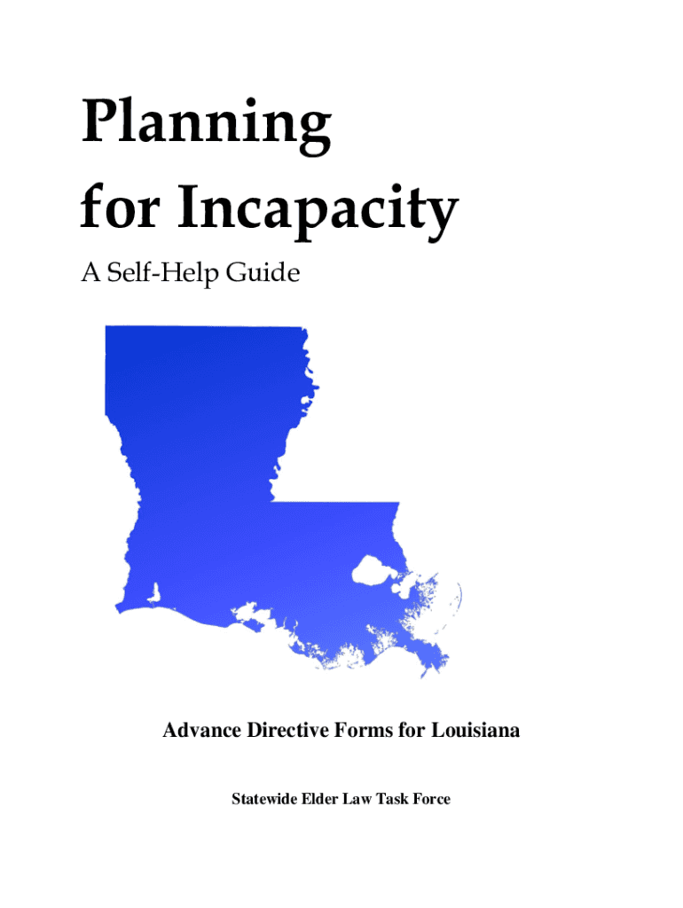 Advance Directive Forms for Louisiana Preview on Page 1