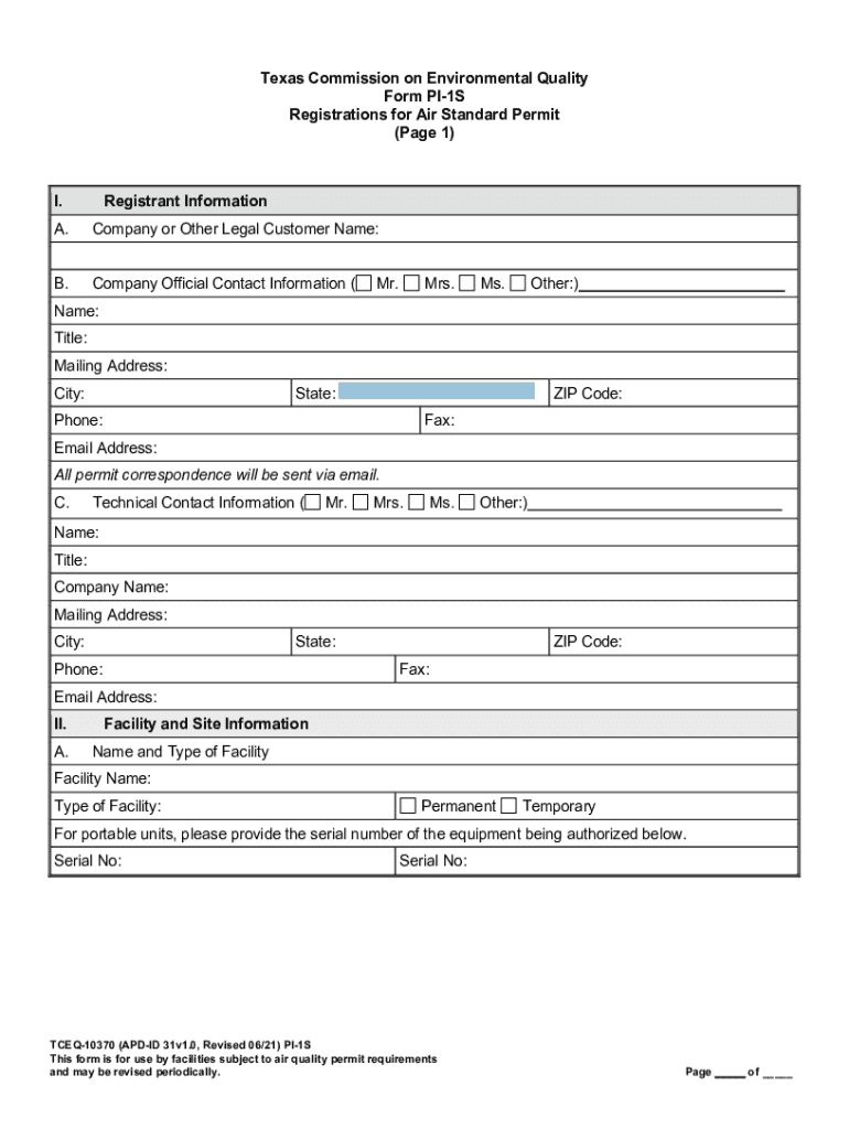 air standard registration Preview on Page 1