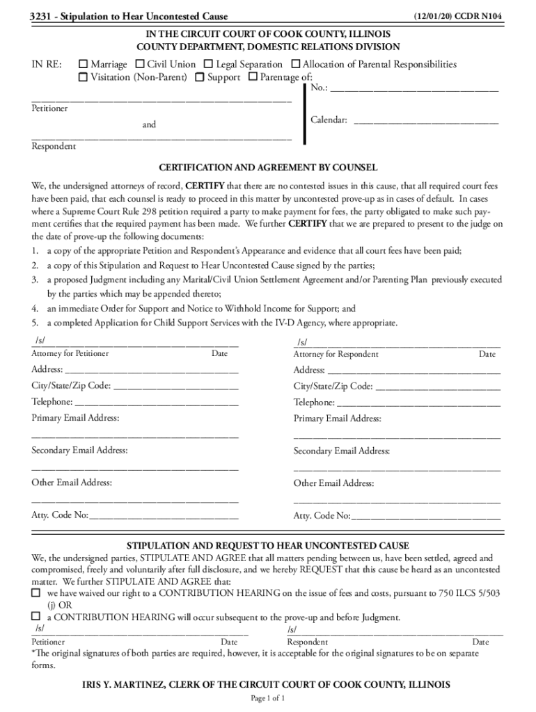 certification agreement cook Preview on Page 1