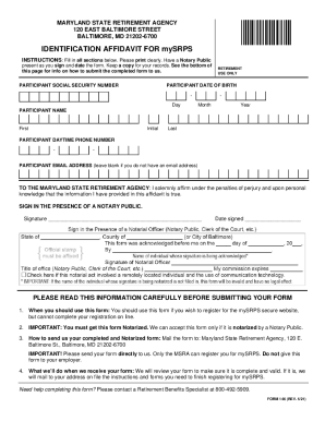 Fillable Online Member Forms - Maryland State Retirement and ...