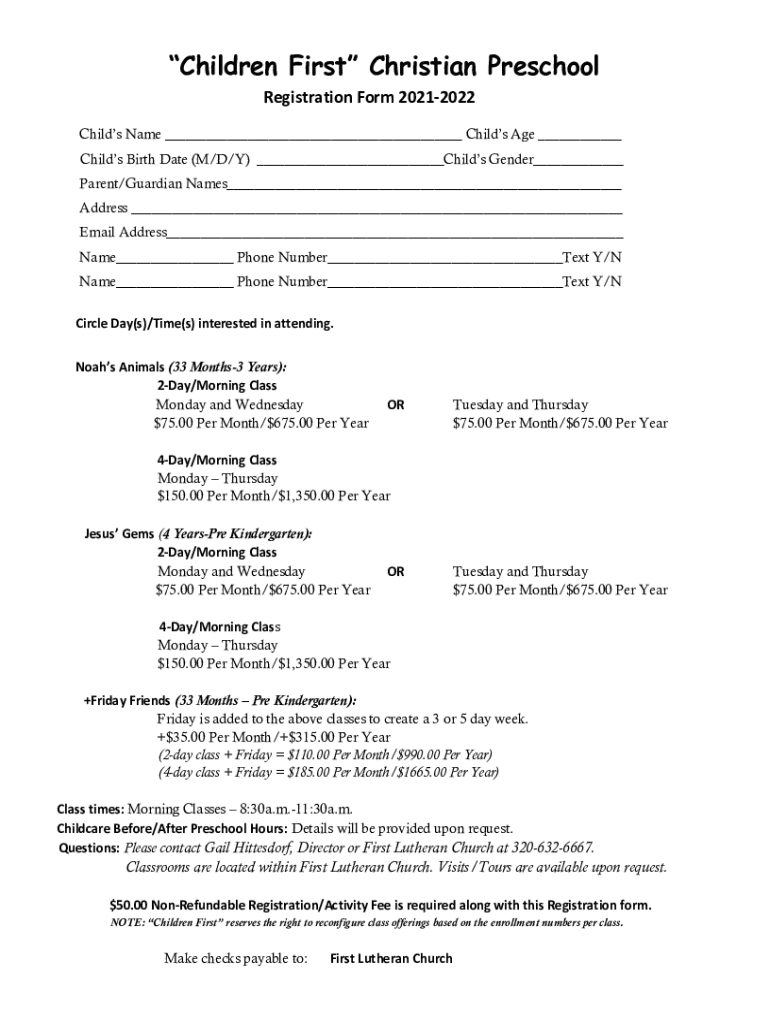 Form preview