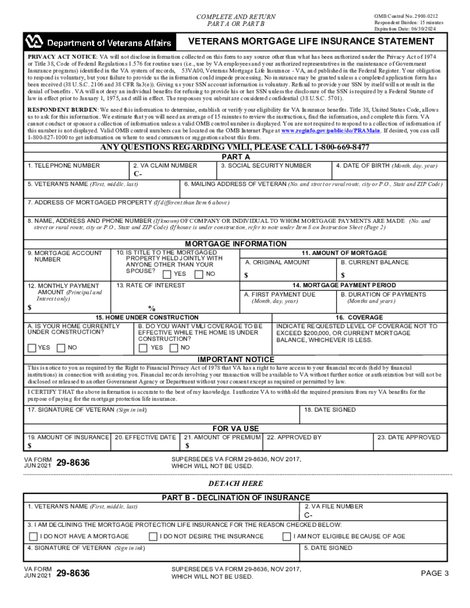 Va Form 21P-534 - Marion County, Iowa