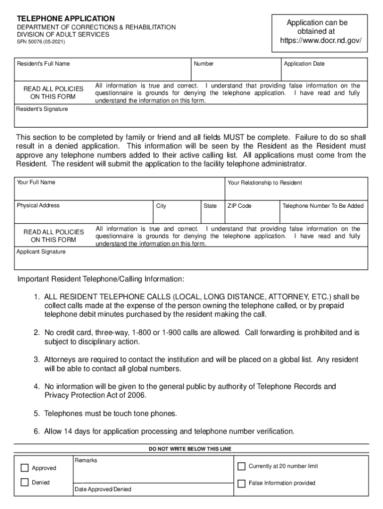 North Dakota Department of Corrections and Rehabilitation Preview on Page 1