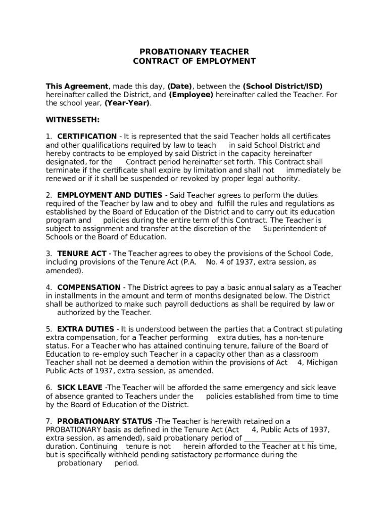 Teacher ContractsTexas Classroom Teachers AssociationSample Teacher 