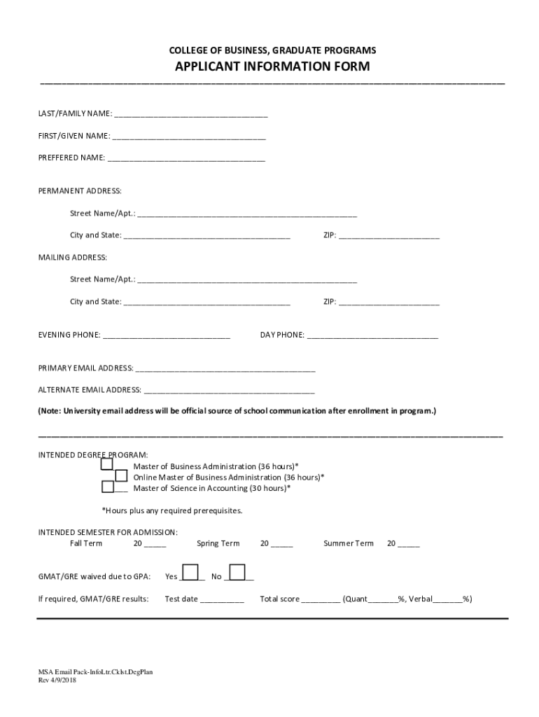 Form preview
