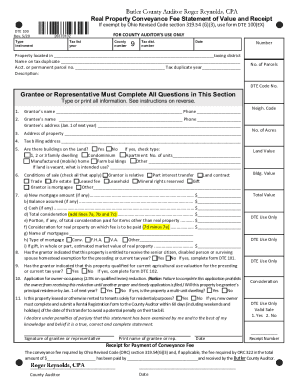conveyance of property form