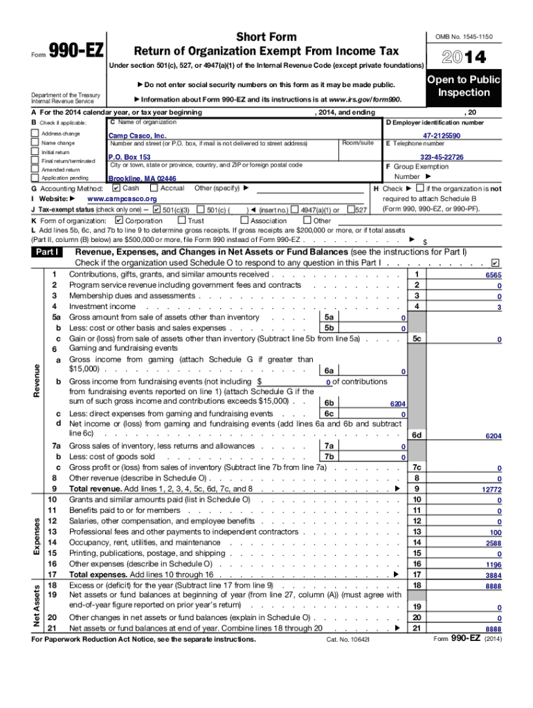 Fillable Online 2014 Form 990 or 990EZ (Schedule N) IRS tax forms Fax Email Print pdfFiller
