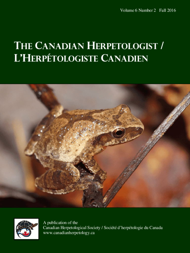 Fillable Online Herpetological Review 51(3) available onlineSociety for ...