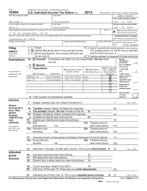 Fillable Online 23 Printable 1040a Form 2012 Templates - Fillable ...