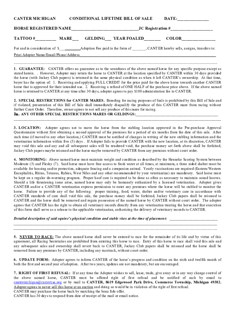 Fillable Online Fillable Online Registration Form Pinto Horse