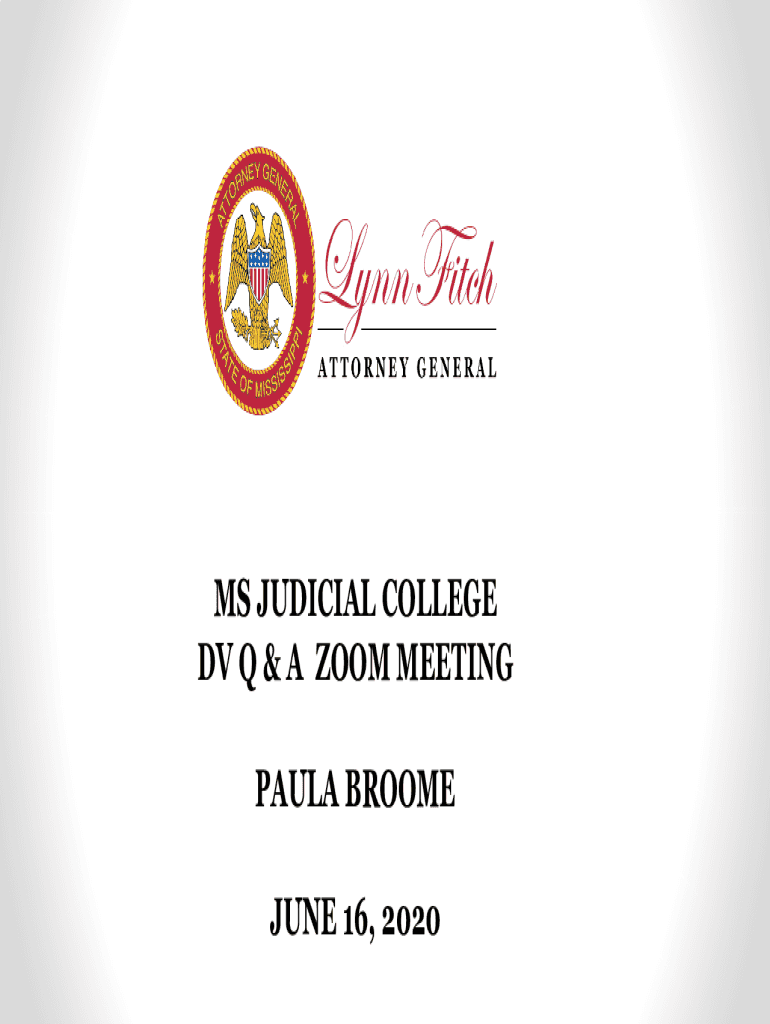 Fillable Online mjc olemiss Mississippi Judicial CollegeThe University