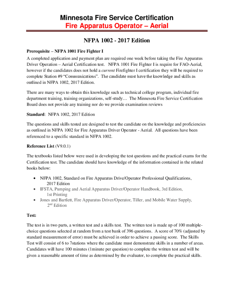 Fillable Online Driver Operator Pumper - Iowa Department of Public ...