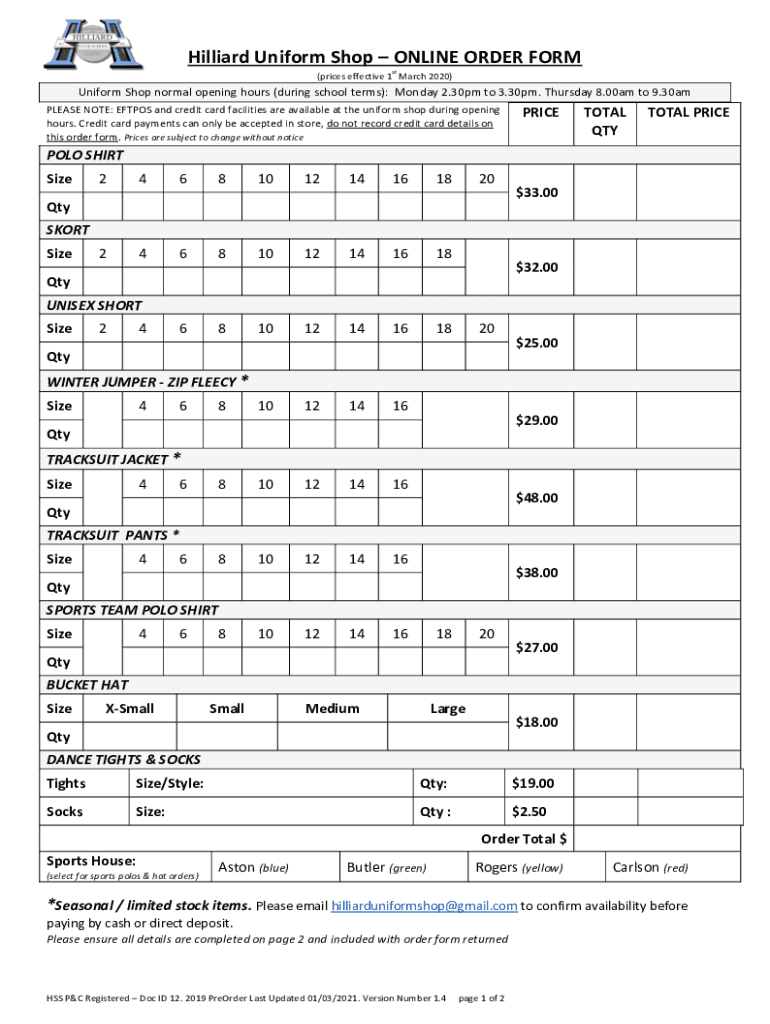 Form preview