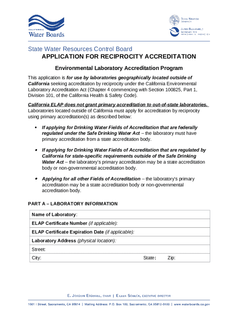 Environmental Laboratory Accreditation CaliforniaEnvironmental