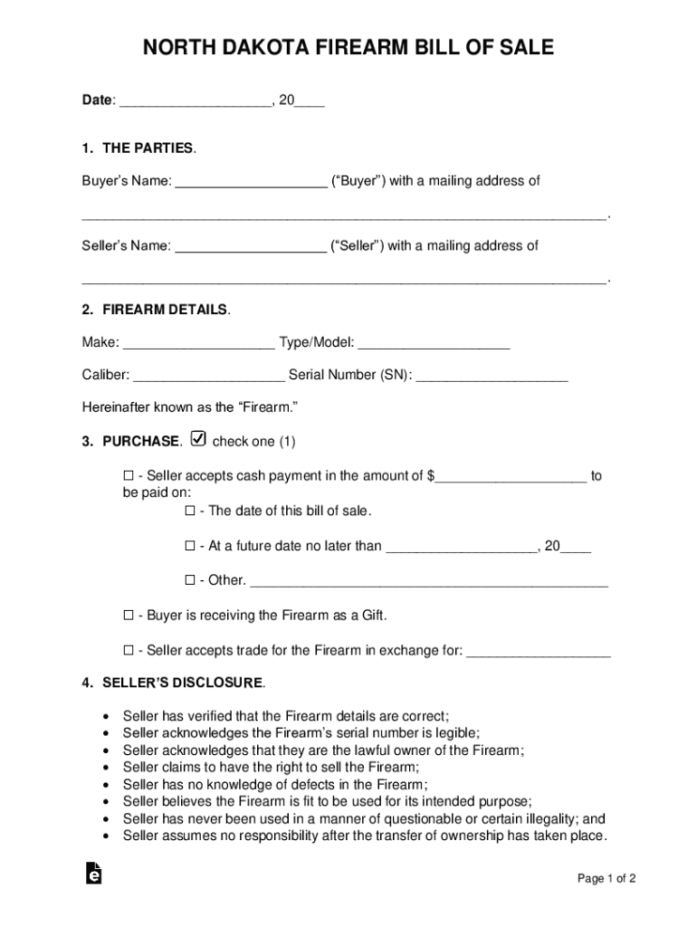 Free Motor Vehicle (DMV) Bill of Sale Form - Word PDF ... Preview on Page 1