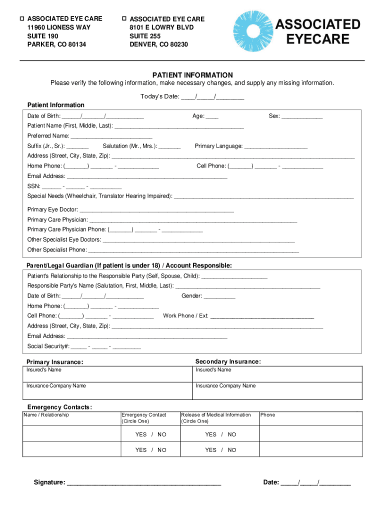 fillable-online-associated-eye-care-11960-lioness-way-8101-e-lowry-blvd