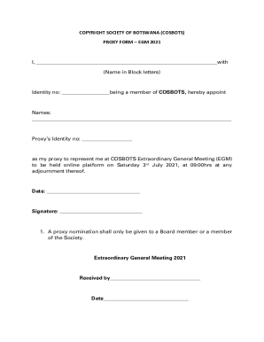 COPYRIGHT SOCIETY OF BOTSWANA (COSBOTS)