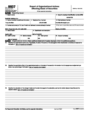 Fillable Online Form 8937.pdf Fax Email Print - pdfFiller