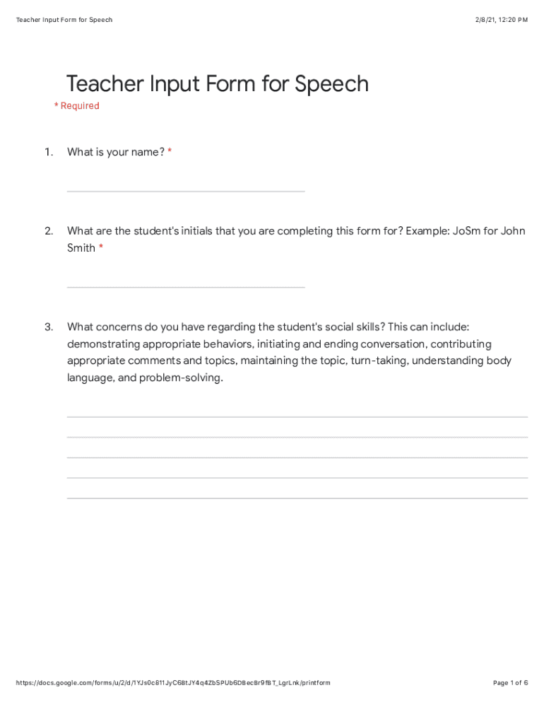 Form preview