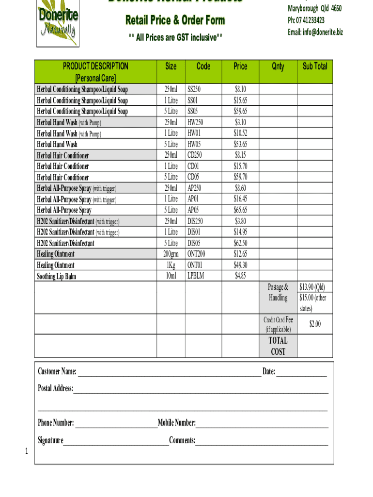 Form preview