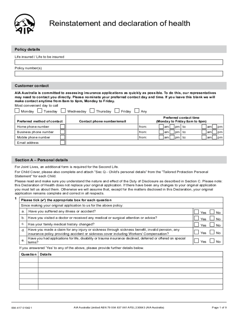Form preview