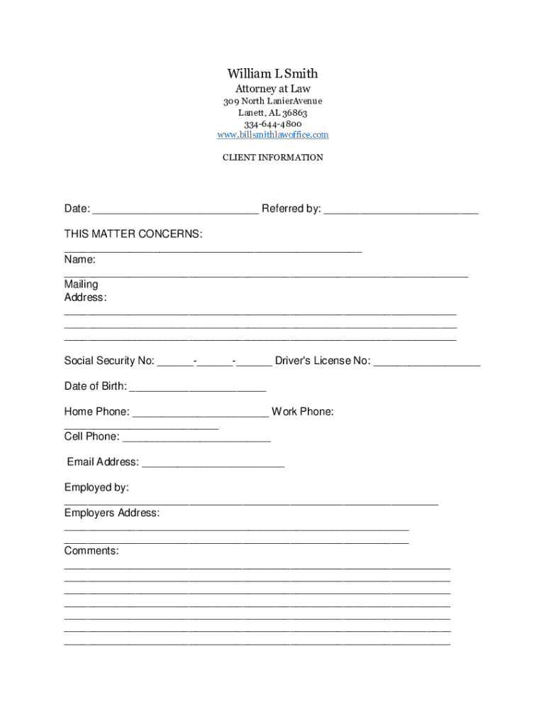 Fillable Online Real Estate Information Form Fax Email Print pdfFiller