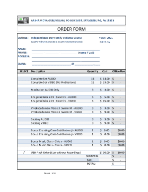Form preview