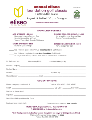 annual eliseo foundation golf classic