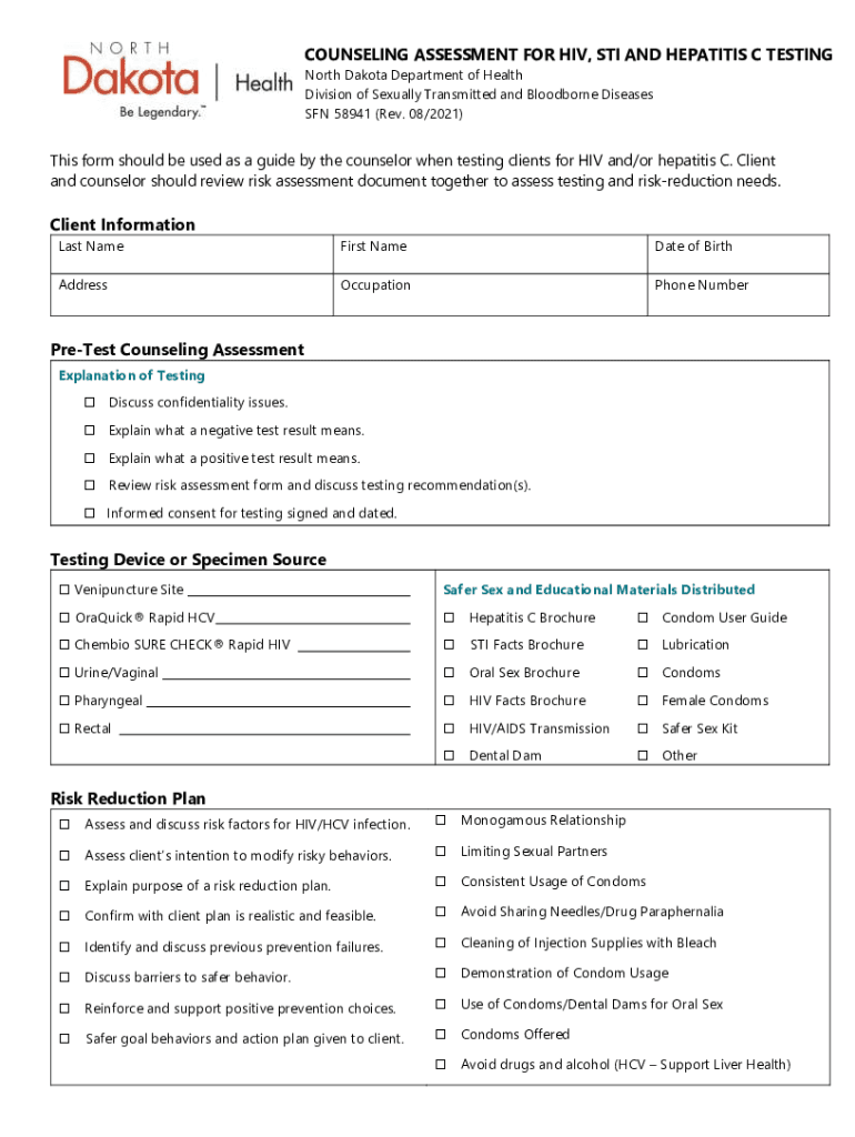 counseling hiv hepatitis Preview on Page 1