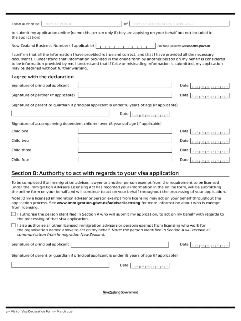 2021 Form NZ INZ 1224 Fill Online Printable Fillable Blank PdfFiller