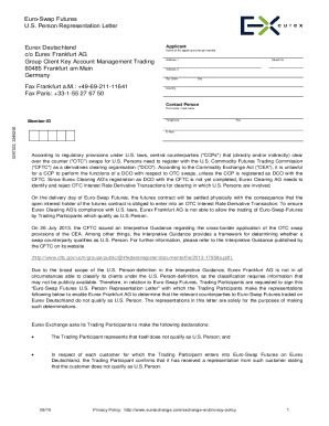 Euro-Swap-Futures-U.S.-Person-Representation-Letter