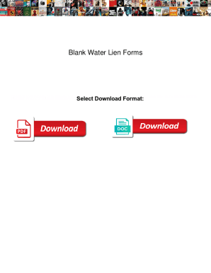 Blank Water Lien Forms. Blank Water Lien Forms kodalu