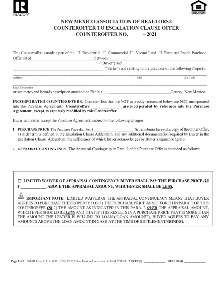 Fillable Online New Mexico Association of REALTORSThe Voice for Real