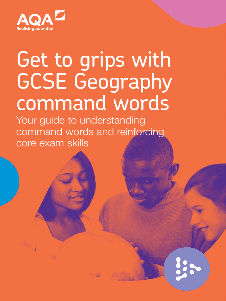 Fillable Online Command words for GCSE Geography