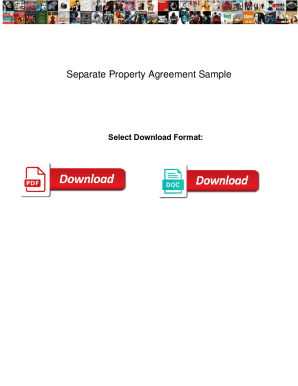 Separate Property Agreement Sample. Separate Property Agreement Sample solar