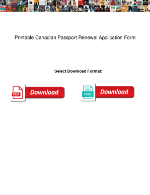Printable Canadian Passport Renewal Application Form. Printable Canadian Passport Renewal Application Form matters