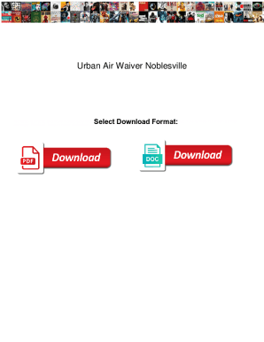 Fillable Online Urban Air Waiver Noblesville. Urban Air Waiver ...