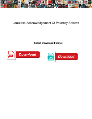 Louisiana Acknowledgement Of Paternity Affidavit. Louisiana Acknowledgement Of Paternity Affidavit percent