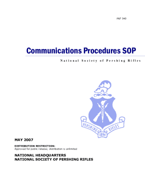PRF 040 - Communication Procedures SOP.doc