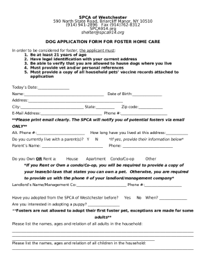 23 Printable Pet Adoption Certificate Forms and Templates ...