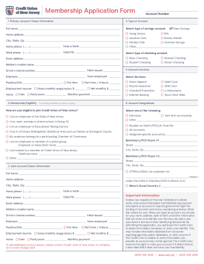 American Airlines Federal Credit Union Member Application ...