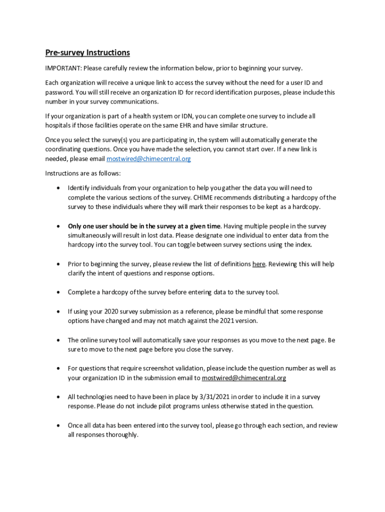 Hcssa Pre Survey Cbt Hcssa Pre Survey Cbt
