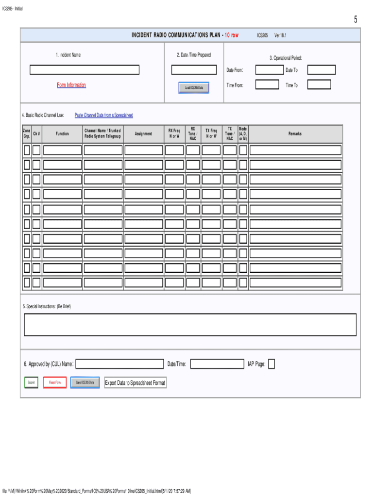 Form preview