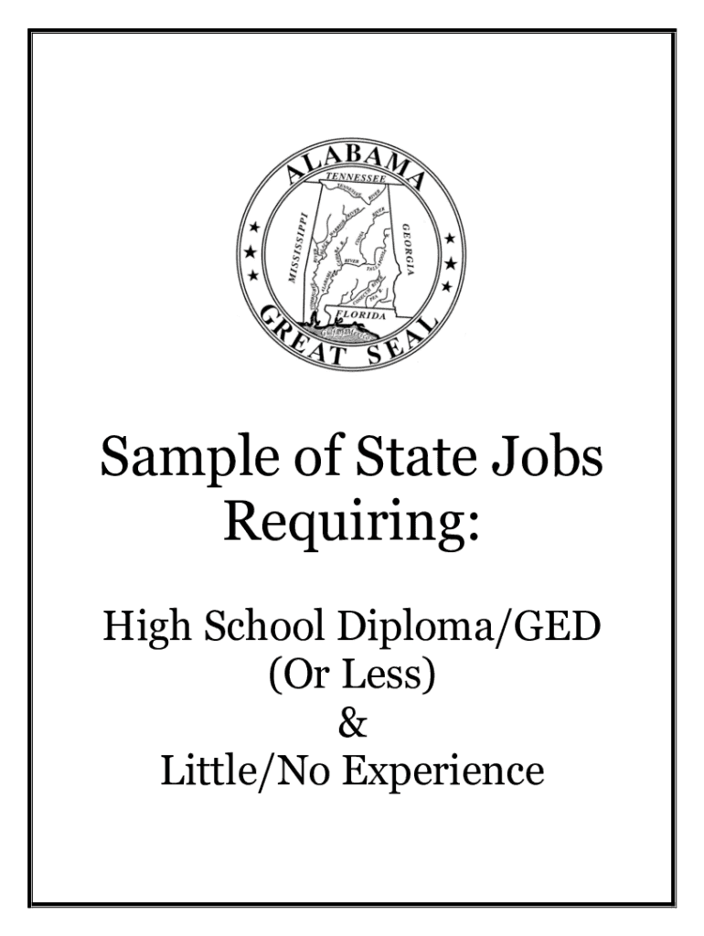 Fillable Online Sample of State Jobs Requiring - Alabama ABC Board Fax ...